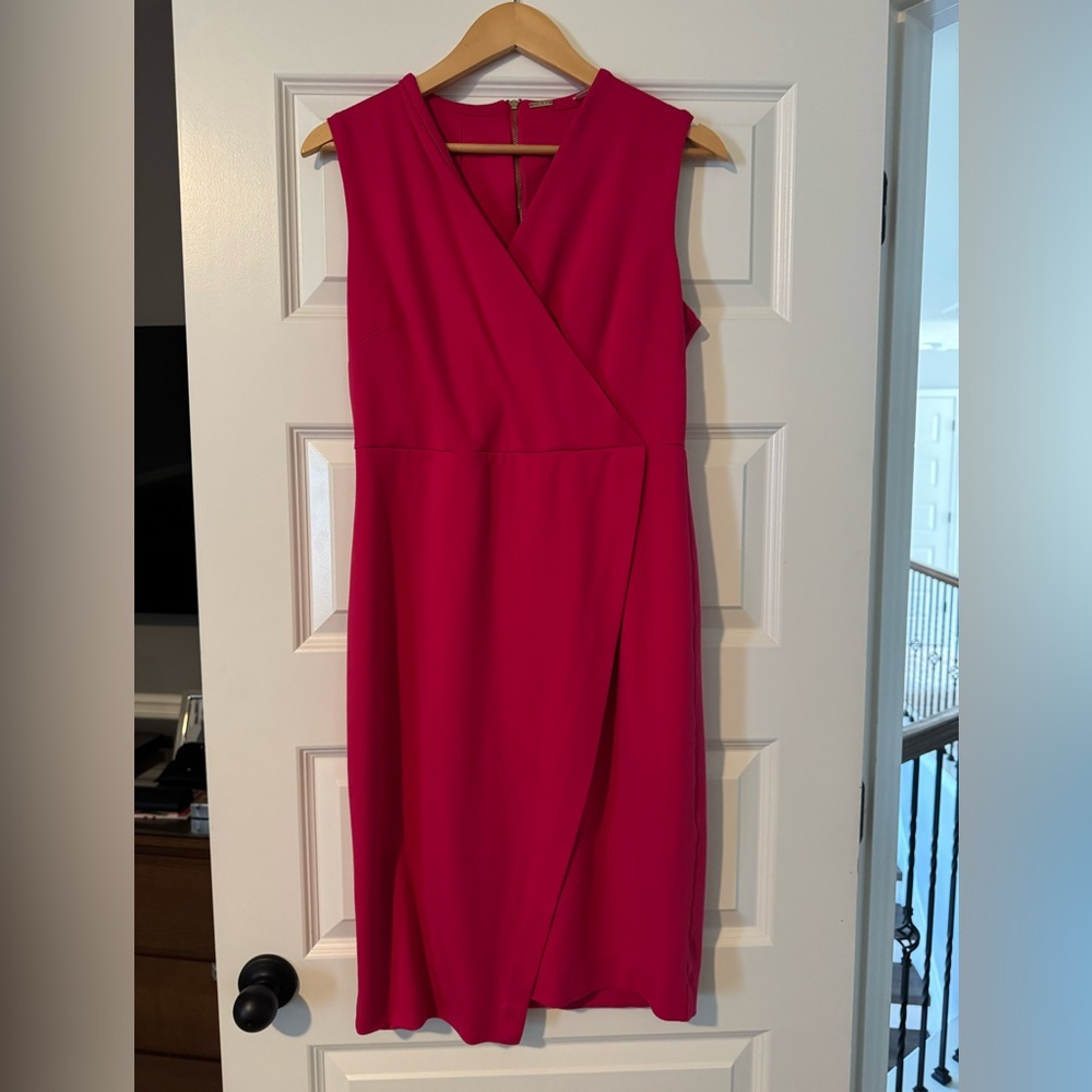 Tahari Pink Wrap Dress